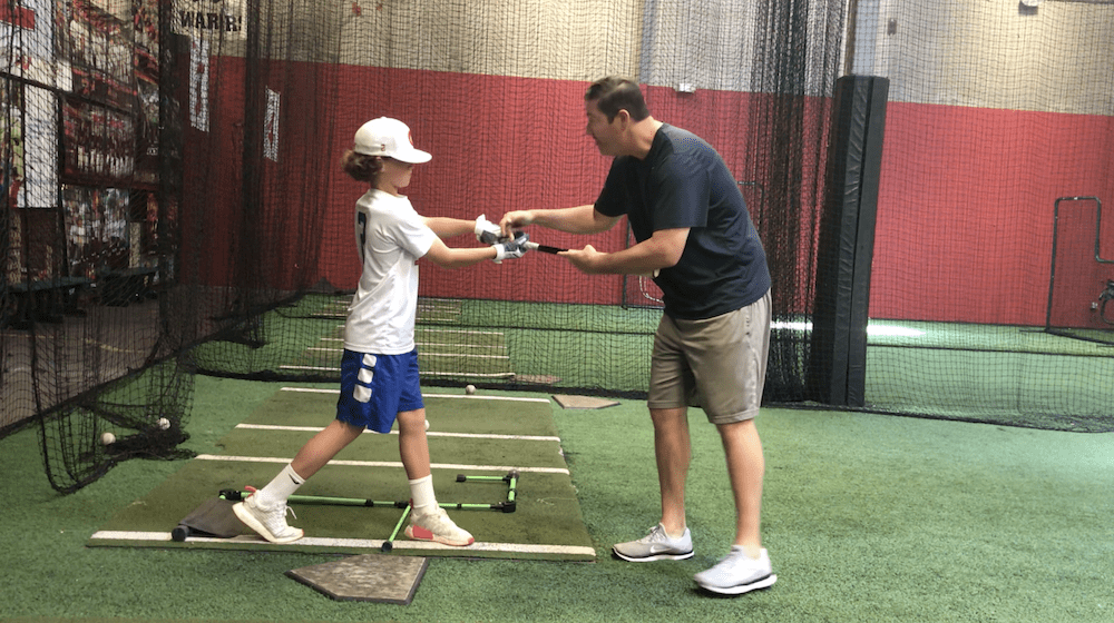 Jake Epstein baseball hitting lesson